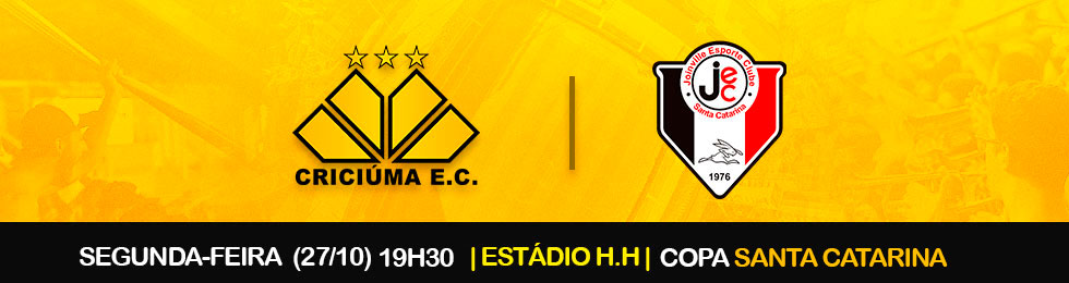Capa CRICIUMA X JOINVILLE / QUARTAS DE FINAIS COPA SANTA CATARINA 2025