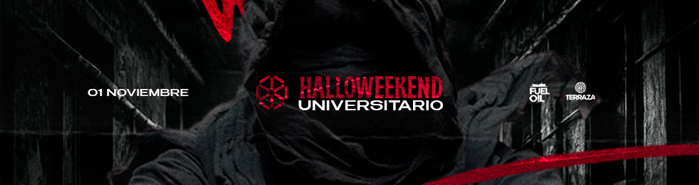Capa HALLOWEEKEND UNIVERSITARIO · 1.NOV · FUEL OIL
