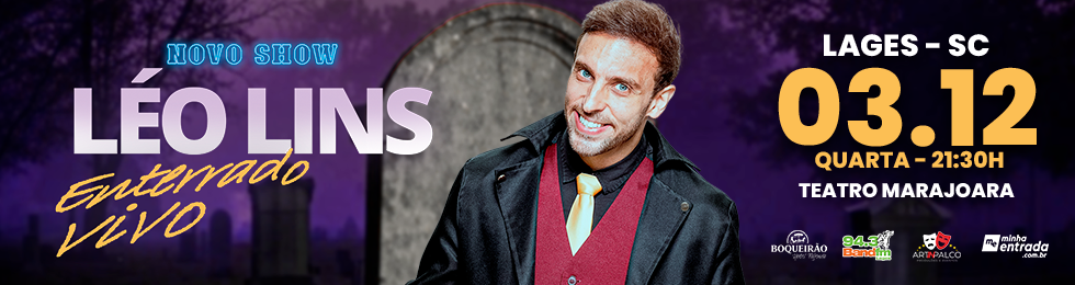 Capa LEO LINS ENTERRADO VIVO EM LAGES