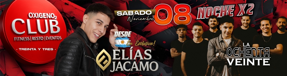 Capa SÁBADO 8 - OXÍGENO CLUB