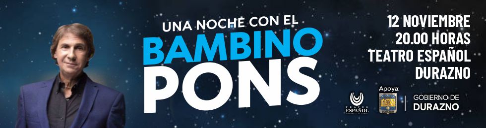 Capa UNA NOCHE CON BAMBINO PONS