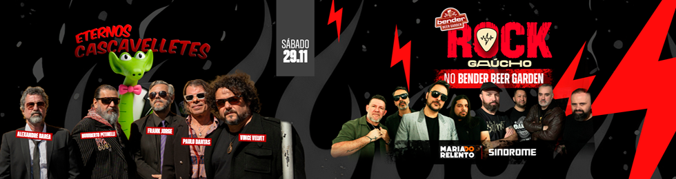 Capa ROCK GAÚCHO NO BENDER GARDEN