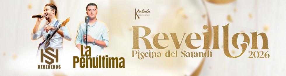 Capa REVEILLON 2026 · KABALA · PISCINA DEL SARANDI