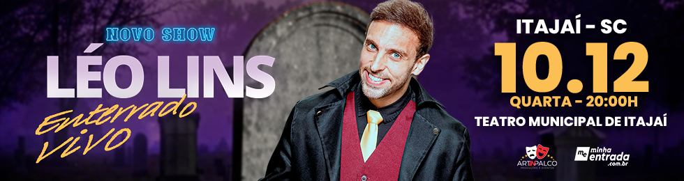 Capa LÉO LINS ENTERRADO VIVA EM ITAJAI