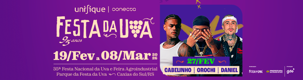 Daniel, Orochi e Cabelinho - Festa da Uva em Caxias do Sul