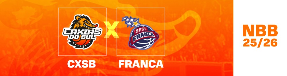 Capa CXSB X SESI FRANCA - NBB 2025 - 2026