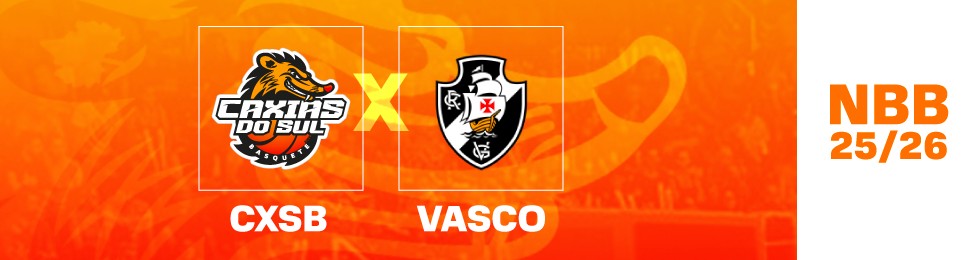 Capa CXSB X VASCO DA GAMA - NBB 2025 - 2026