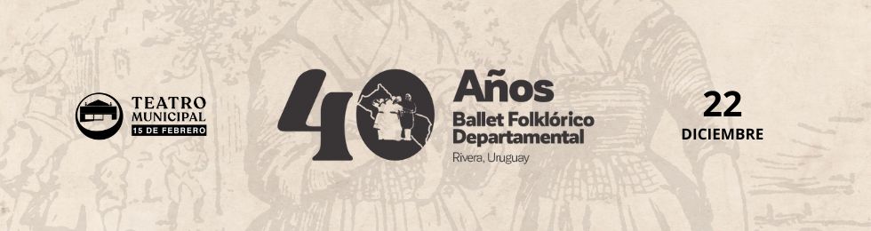 Capa 40 AÑOS BALLET FOLKLORICO DEPARTAMENTAL