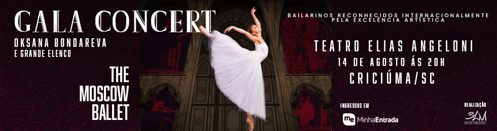 Capa GALA CONCERT COM OKSANA BONDAREVA E THE MOSCOW BALLET NO TEATRO