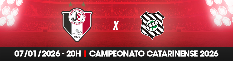 Capa JOINVILLE X FIGUEIRENSE / CAMPEONATO CATARINENSE 2026