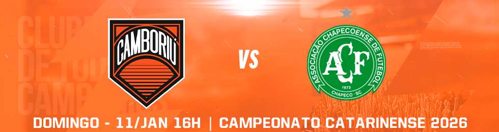 Capa CAMBORIÚ X CHAPECOENSE / CAMPEONATO CATARINENSE 2026