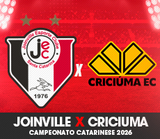 Miniatura JOINVILLE X CRICIUMA / CAMPEONATO CATARINENSE 2026
