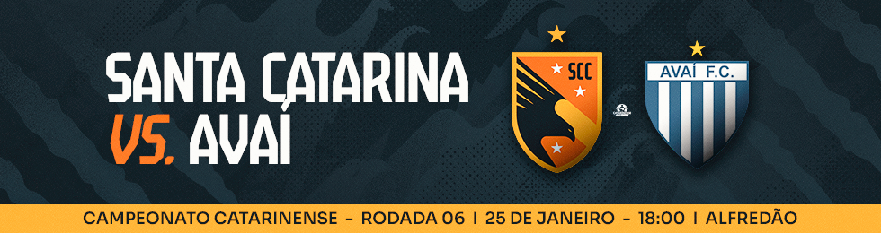 Capa SANTA CATARINA X AVAI / CATARINENSE 2026