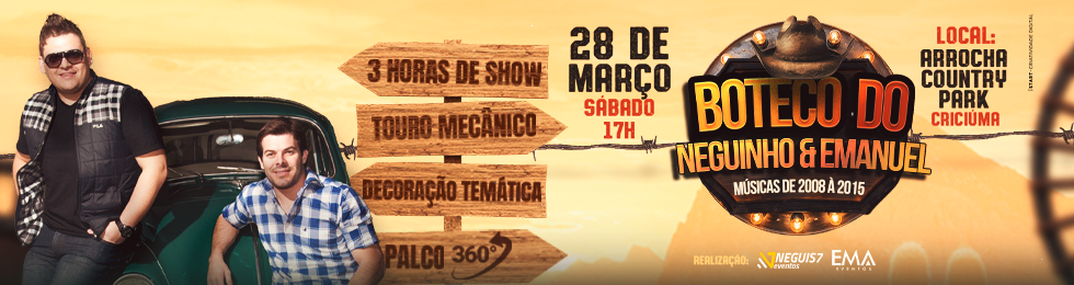 Capa BOTECO DO NEGUINHO E EMANUEL