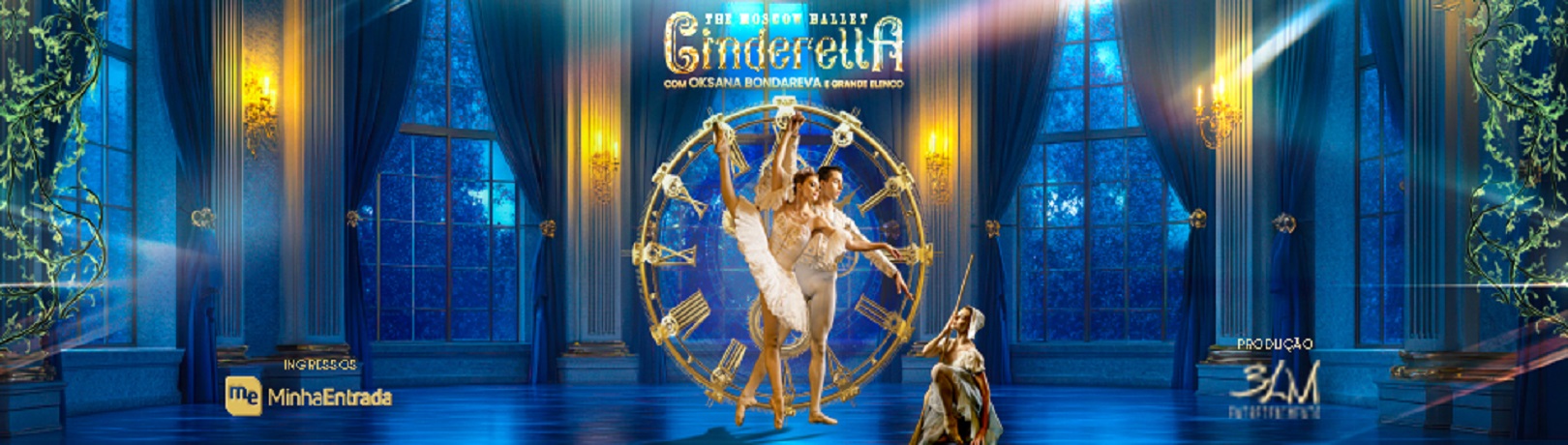 Capa THE MOSCOW BALLET - CINDERELLA COM OKSANA BONDAREVA EM FLORIANÓPOLIS