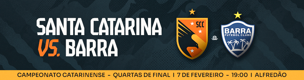 Capa SANTA CATARINA X BARRA / CATARINENSE 2026