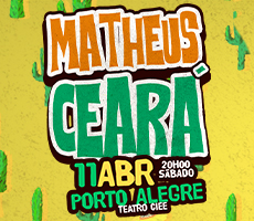 Miniatura MATHEUS CEARA EM : DESCULPA EU TER VINDO ! PORTO ALEGRE/RS