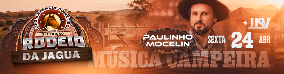 Capa 24/04 / CTG ESTâNCIA DO RETIRO - 41 RODEIO DA JAGUA