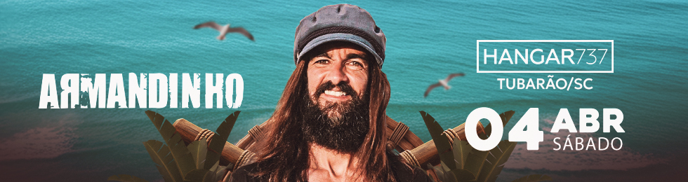 Capa ARMANDINHO NA HANGAR 737