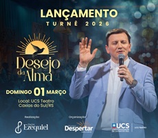 Miniatura LANÇAMENTO TURNÊ DESEJO DA ALMA, DE PADRE EZEQUIEL DAL POZZO
