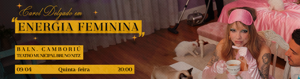 Capa CAROL DELGADO EM ENERGIA FEMININA