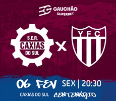 Miniatura SER CAXIAS X YPIRANGA - CAMPEONATO GAUCHO 2026