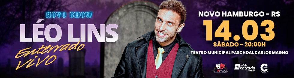 Capa LEO LINS ENTERRADO VIVO EM NOVO HAMBURGO