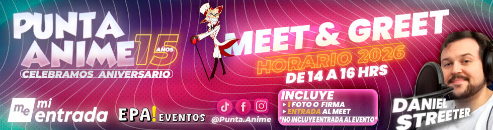 Capa MEET AND GREET DANIEL STREETER - PUNTA ANIME 2026