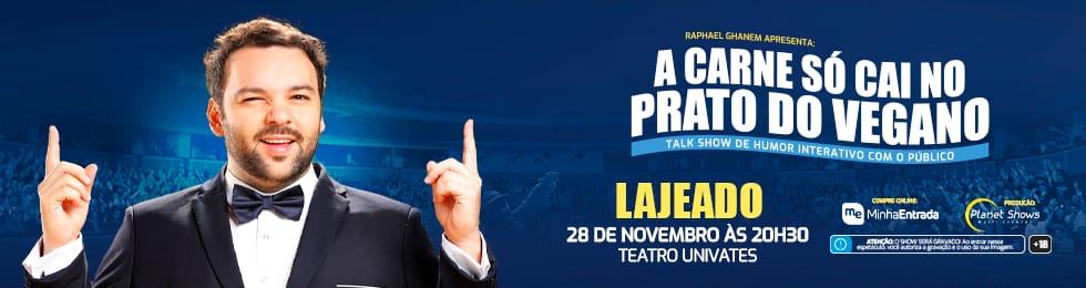 Capa RAPHAEL GHANEM  / STAND UP COMEDY NO TEATRO UNIVATES