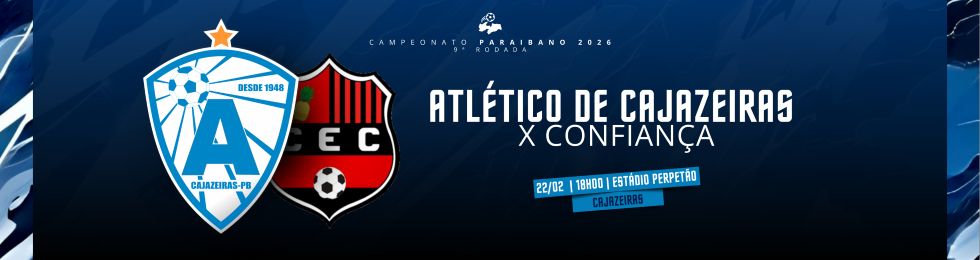 Capa ATLÉTICO DE CAJAZEIRAS X CONFIANÇA - PB