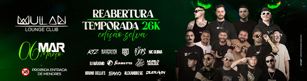 Capa REABERTURA TEMPORADA 26K - EDIÇÃO SELVA