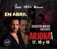 Miniatura SEBASTIÁN MOLINA PRESENTA: ARJONA EN FRAY BENTOS