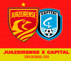 Miniatura JUAZEIRENSE X CAPITAL/DF -  COPA DO BRASIL 2026