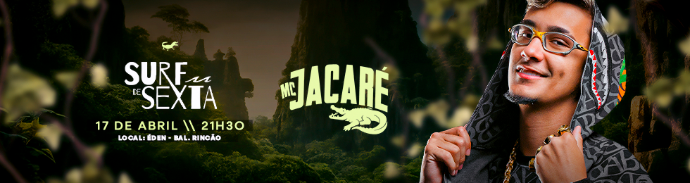 Capa MC JACARE NO EDEN / SURF DE SEXTA