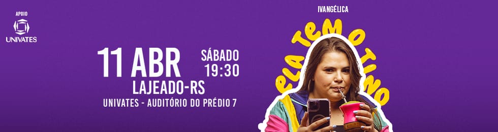 Capa IVANGÉLICA EM: ELA TEM O TINO