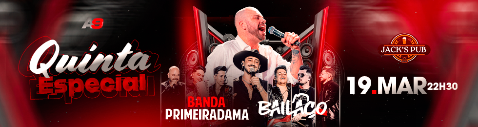 Quinta Especial na Jacks Pub em Araranguá