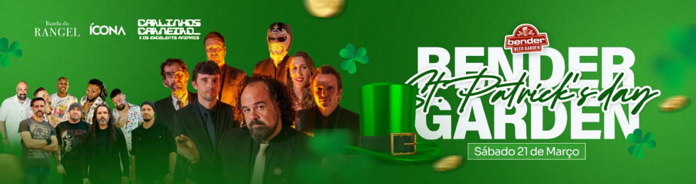 Capa ST. PATRICKS DAY NO BENDER BIER GARDEN