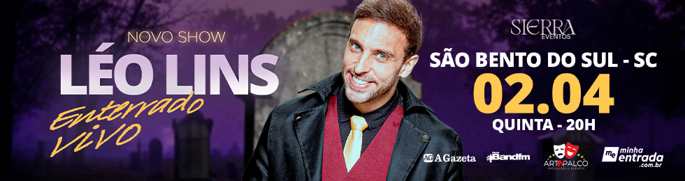 Capa LEO LINS // ENTERRADO VIVO