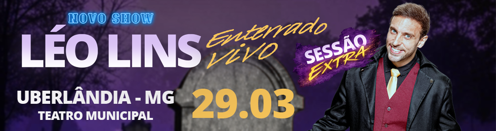 Capa LEO LINS ENTERRADO VIVO EM UBERLANDIA