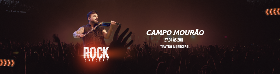 Rock Concert com Luciano Reis em Campo Mourão