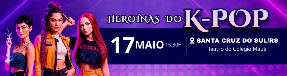 Capa HEROÍNAS DO KPOP NO TEATRO MAUÁ