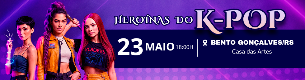 Capa HEROÍNAS DO KPOP EM BENTO GONÇALVES