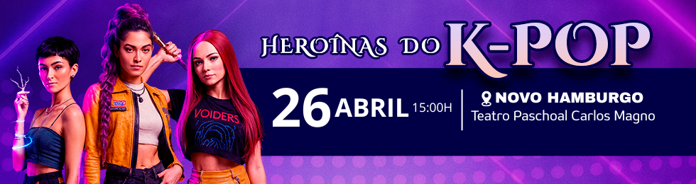 Capa HEROÍNAS DO KPOP EM NOVO HAMBURGO