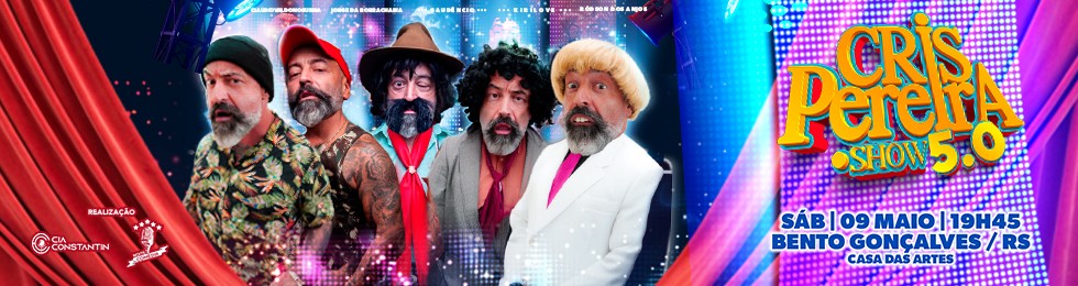 Capa CRIS PEREIRA PONTO SHOW 5.0 EM BENTO GONÇALVES