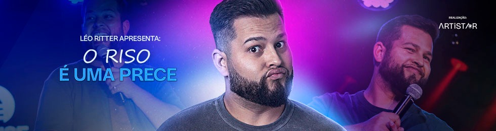 Capa LÉO RITTER EM: O RISO É UMA PRECE / STAND UP COMEDY