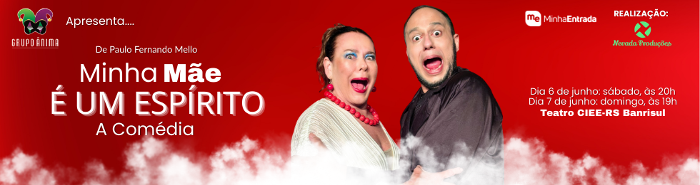 Capa MINHA MÃE É UM ESPÍRITO - PEÇA DE TEATRO