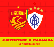 Miniatura JUAZEIRENSE X ITABAIANA - SE - COPA DO NORDESTE