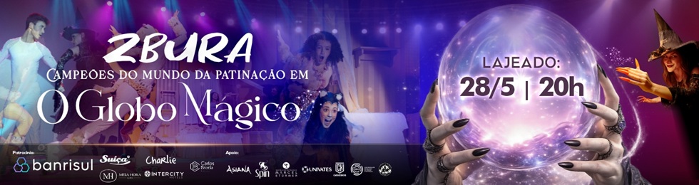 Capa ZBURA, CAMPEÕES DO MUNDO DA PATINACÃO EM O GLOBO MÁGICO