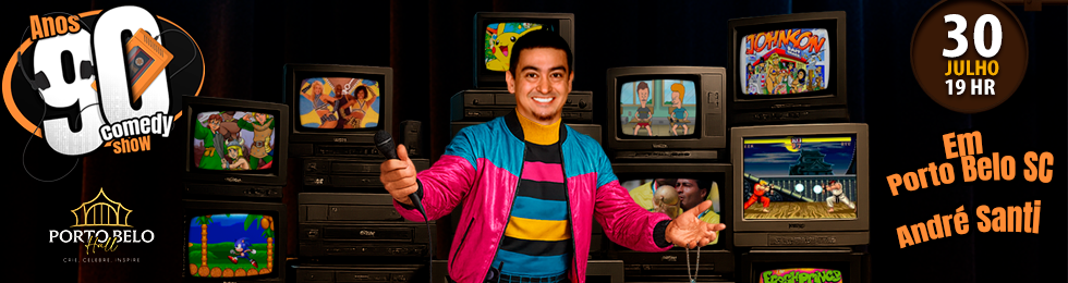 Capa ANDRÉ SANTI - ANOS 90 COMEDY SHOW