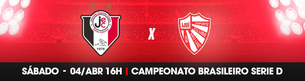 Capa JOINVILLE X SÃO LUIZ CAMPEONATO BRASILEIRO SERIE D